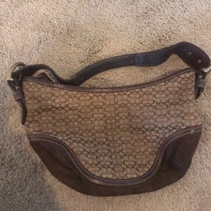Coach mini hobo bag
